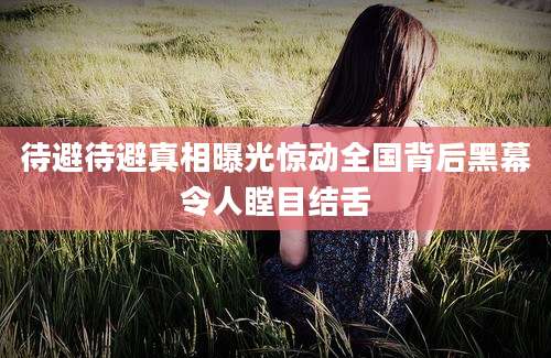 待避待避真相曝光惊动全国背后黑幕令人瞠目结舌
