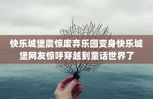 快乐城堡震惊废弃乐园变身快乐城堡网友惊呼穿越到童话世界了