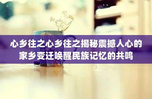 心乡往之心乡往之揭秘震撼人心的家乡变迁唤醒民族记忆的共鸣