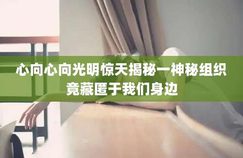 心向心向光明惊天揭秘一神秘组织竟藏匿于我们身边