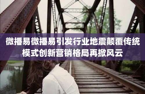 微播易微播易引发行业地震颠覆传统模式创新营销格局再掀风云