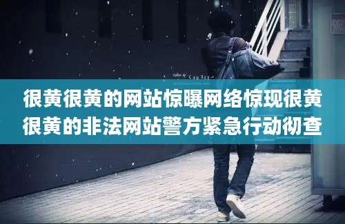 很黄很黄的网站惊曝网络惊现很黄很黄的非法网站警方紧急行动彻查