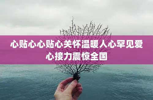 心贴心心贴心关怀温暖人心罕见爱心接力震惊全国