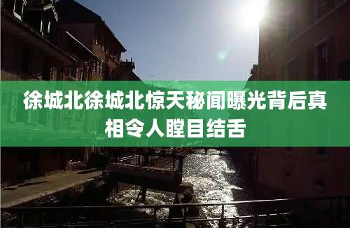 徐城北徐城北惊天秘闻曝光背后真相令人瞠目结舌