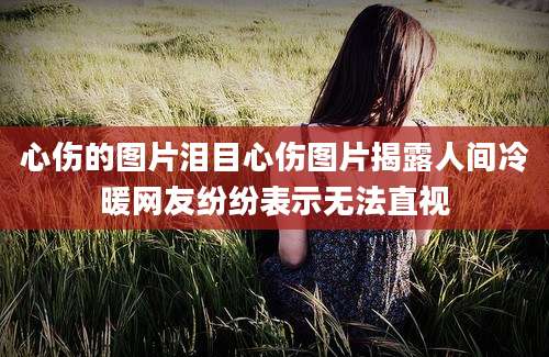 心伤的图片泪目心伤图片揭露人间冷暖网友纷纷表示无法直视