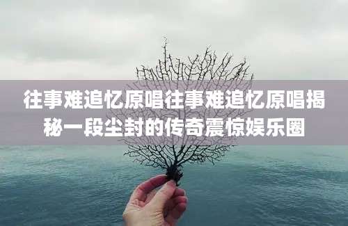 往事难追忆原唱往事难追忆原唱揭秘一段尘封的传奇震惊娱乐圈